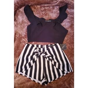 ZAFUL Two Pieces Crop and Shorts
